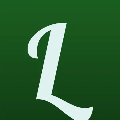 Лига, служба заказа легкового транспорта, лого-визитка